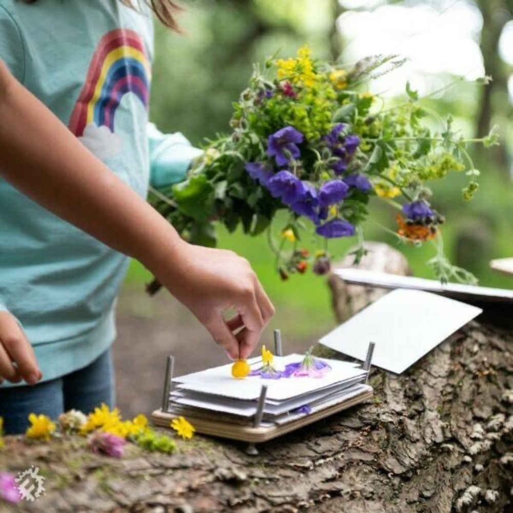 MAGIC Cabin Wooden FLOWER PRESS